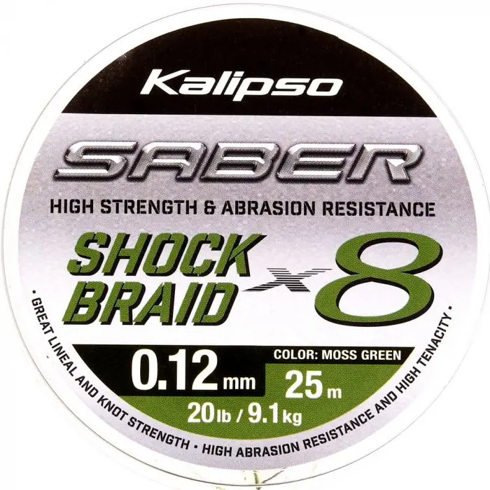 Shock Leader Kalipso Sabre Shock Braid X8 MG 25m