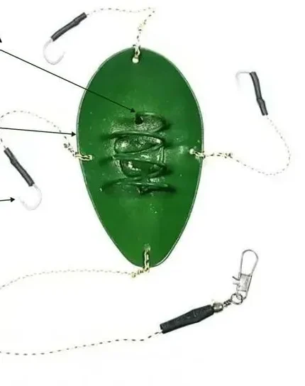 Montura Carp 55g 4 cârlige