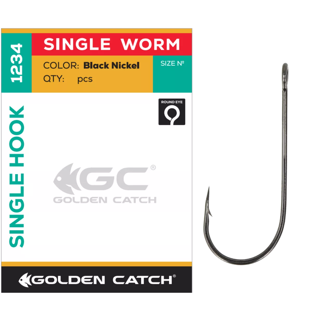 Cârlig Single Worm GC