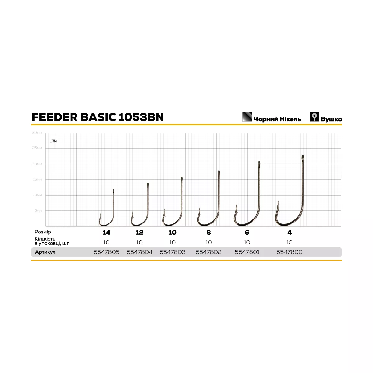 Cârlig Feeder Basic  GC 1053BN