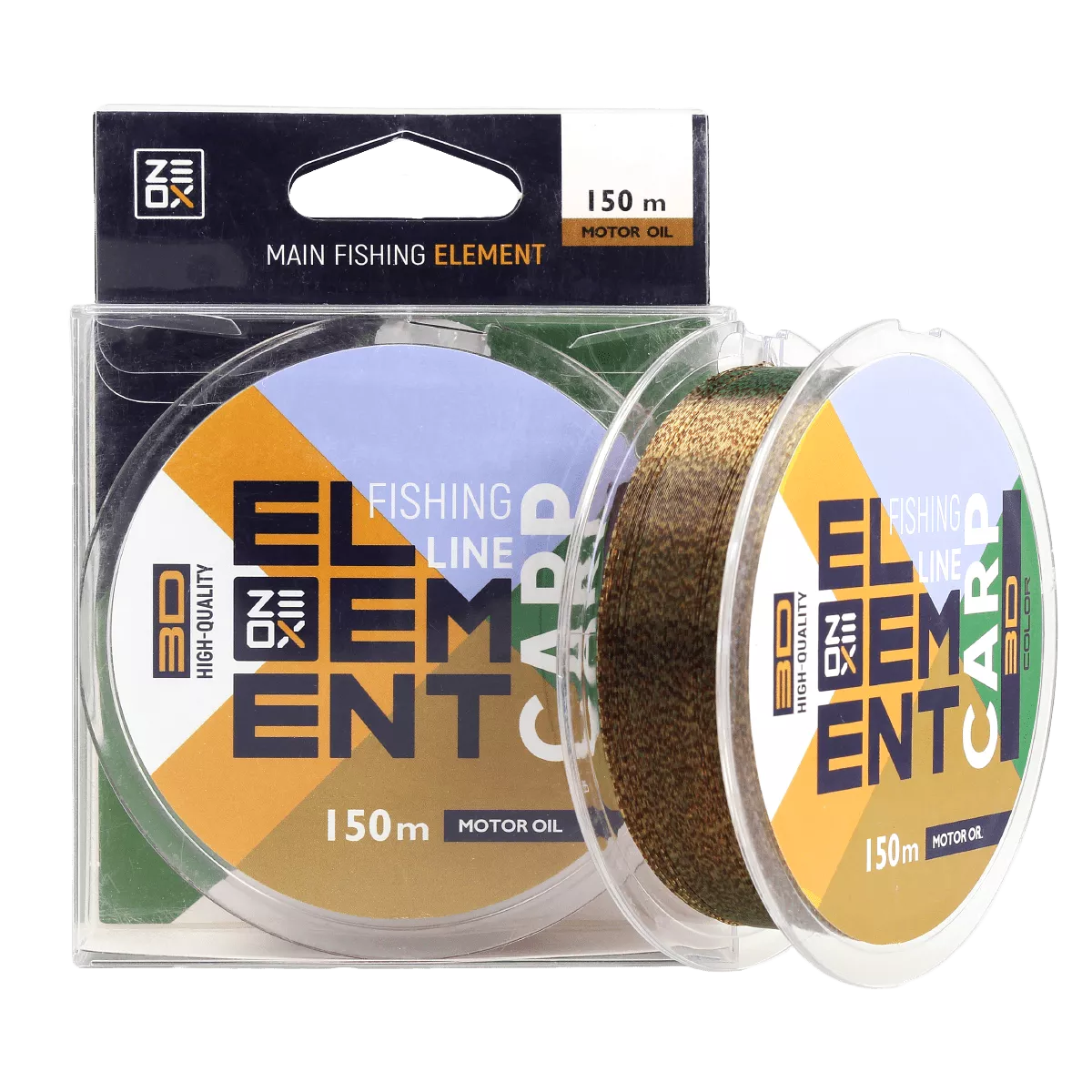 Monofilament  ZEOX 3D Element, ulei de motor, 150 m