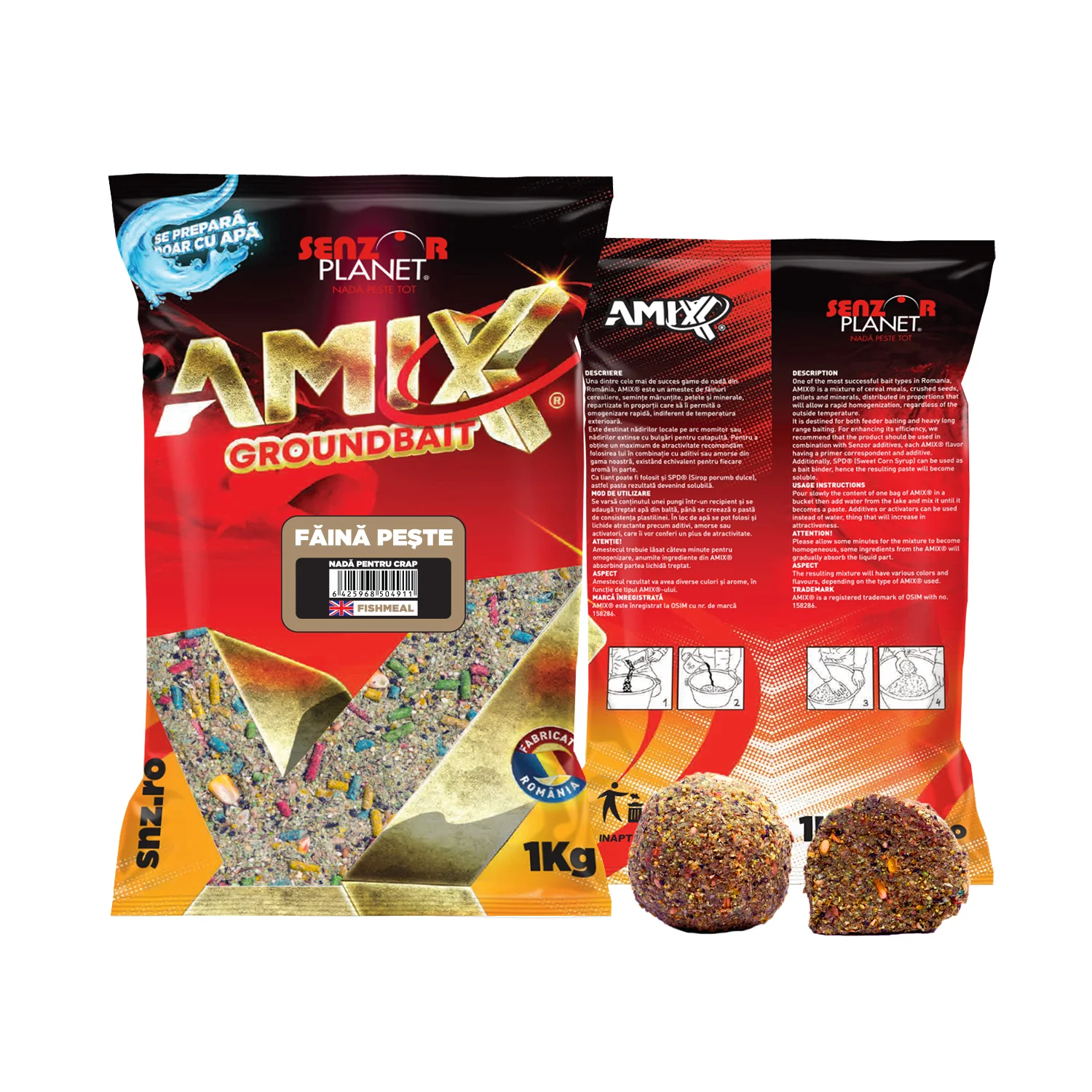 Nadă Senzor AMIX 1kg