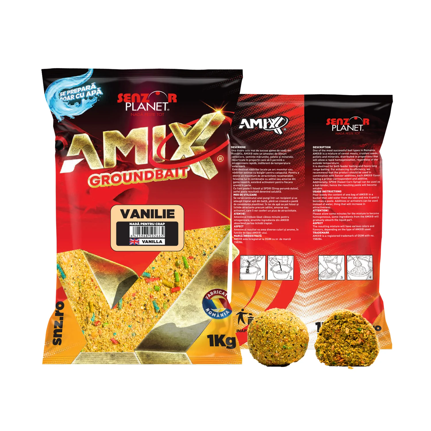 Nadă Senzor AMIX 1kg
