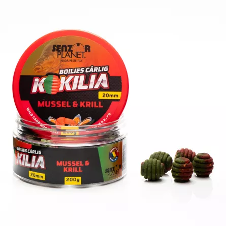 Senzor BOILIES KOKILIA PENTRU CARLIG MUSSEL & KRILL 20mm 200g