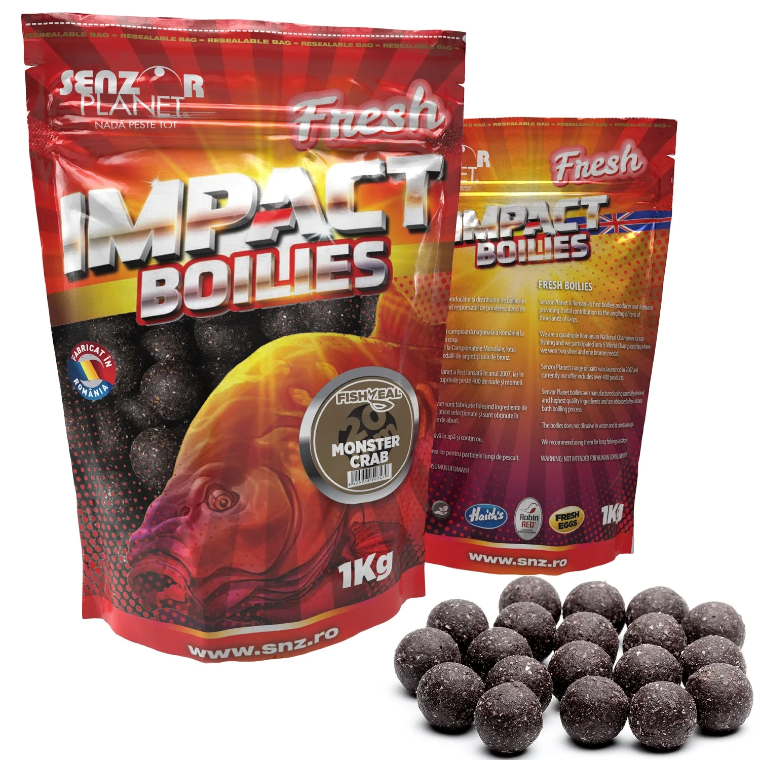 Senzor Planet Impact Boilies 1kg