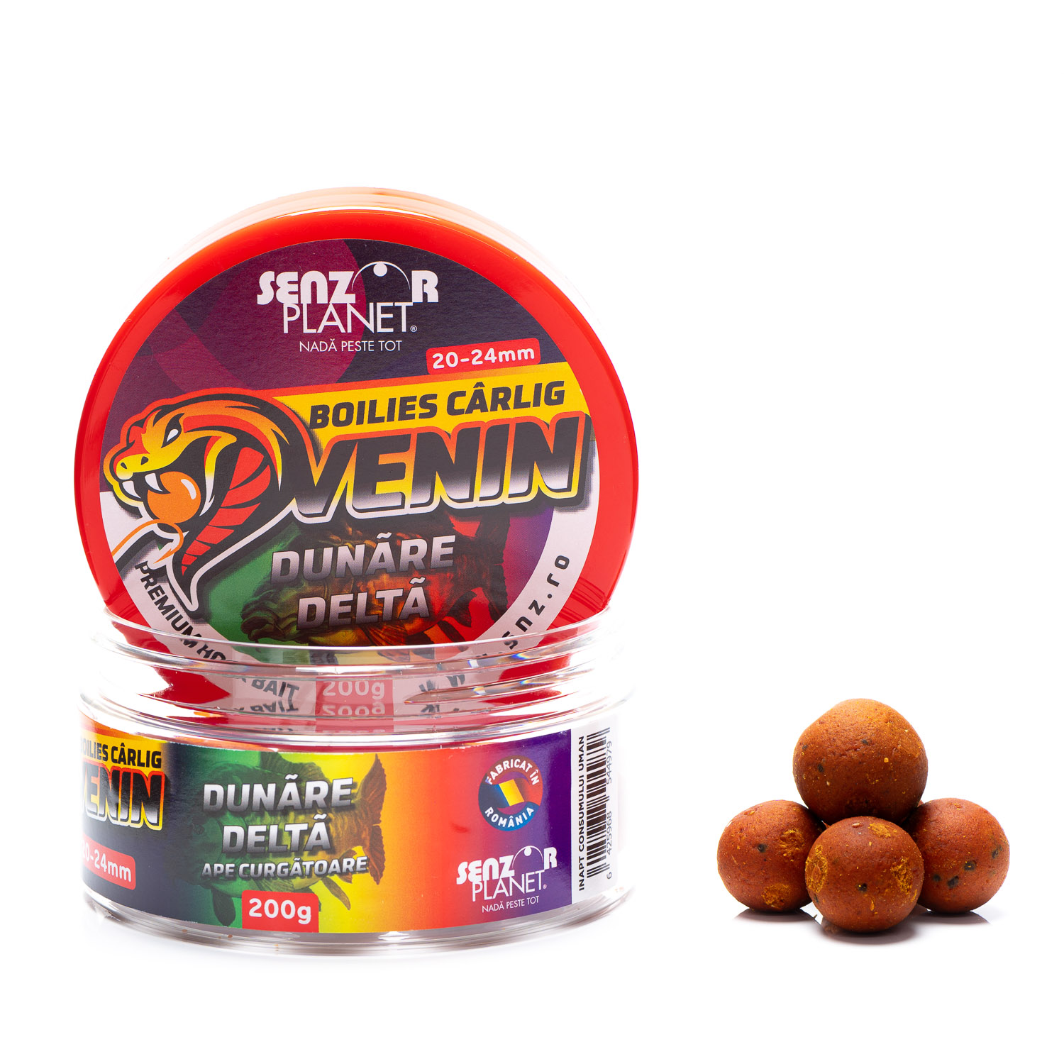 Senzor Planet BOILIES VENIN PENTRU CARLIG APE CURGATOARE - DUNARE DELTA 20-24mm 200g