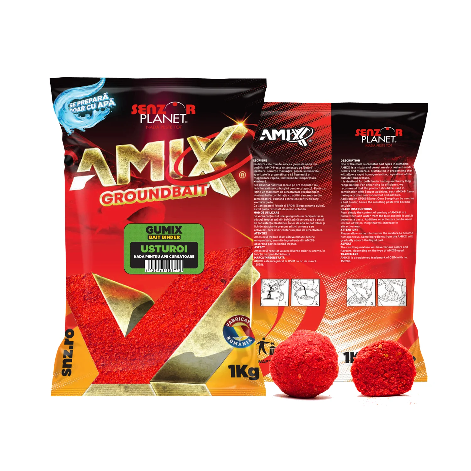 Nadă Senzor Planet Gumix 1kg