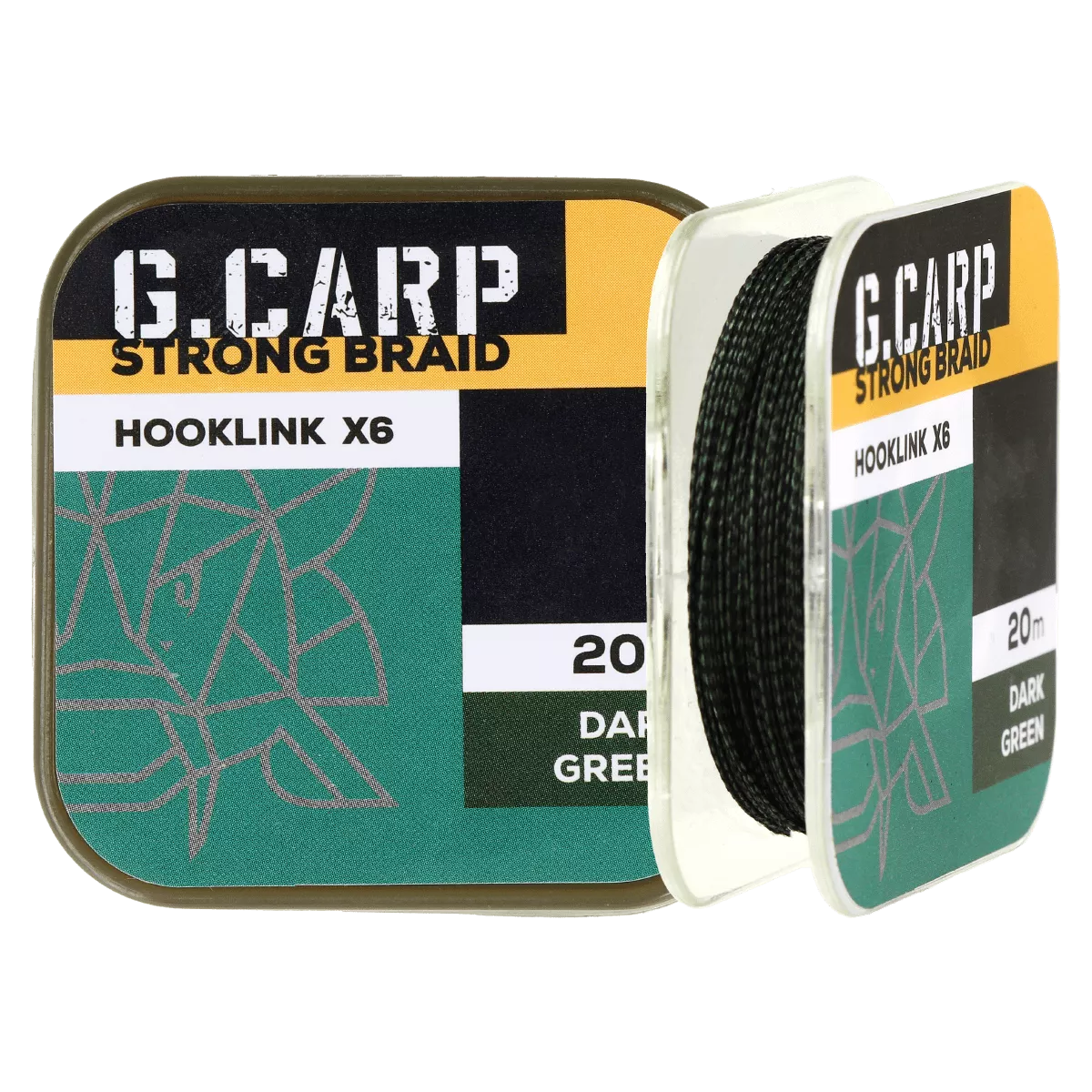 Fir pentru forfac GC G.Carp Strong Braid Hooklink X6 20m