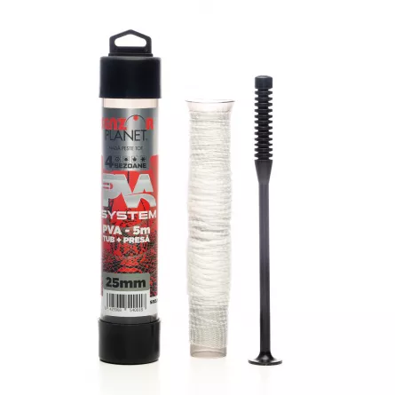 Senzor Planet KIT PLASA SOLUBILA SLOW MELT 25mm SENZOR PVA SYSTEM + TIJA COMPRESIE, 5m