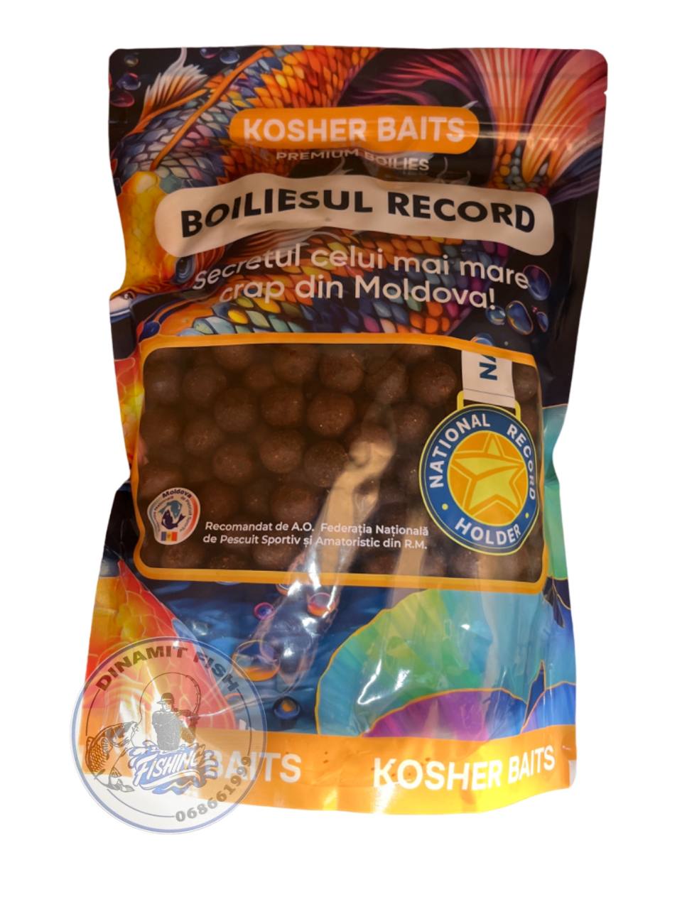 Boilies KOSHER BAITS SQUID-CAPSUNA 1.5kg