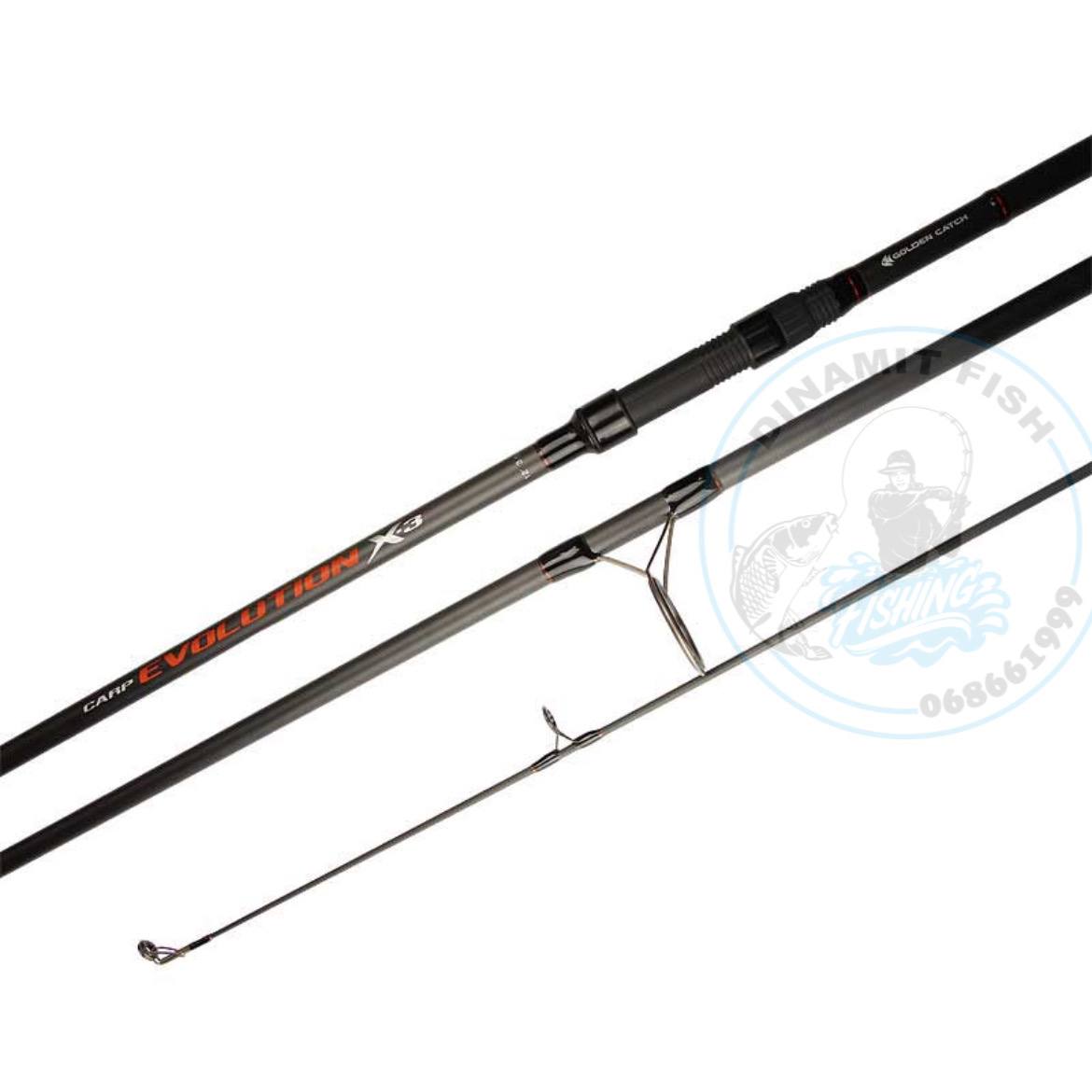 Lansetă X-3 Carp Evolution Golden Catch 3.3m