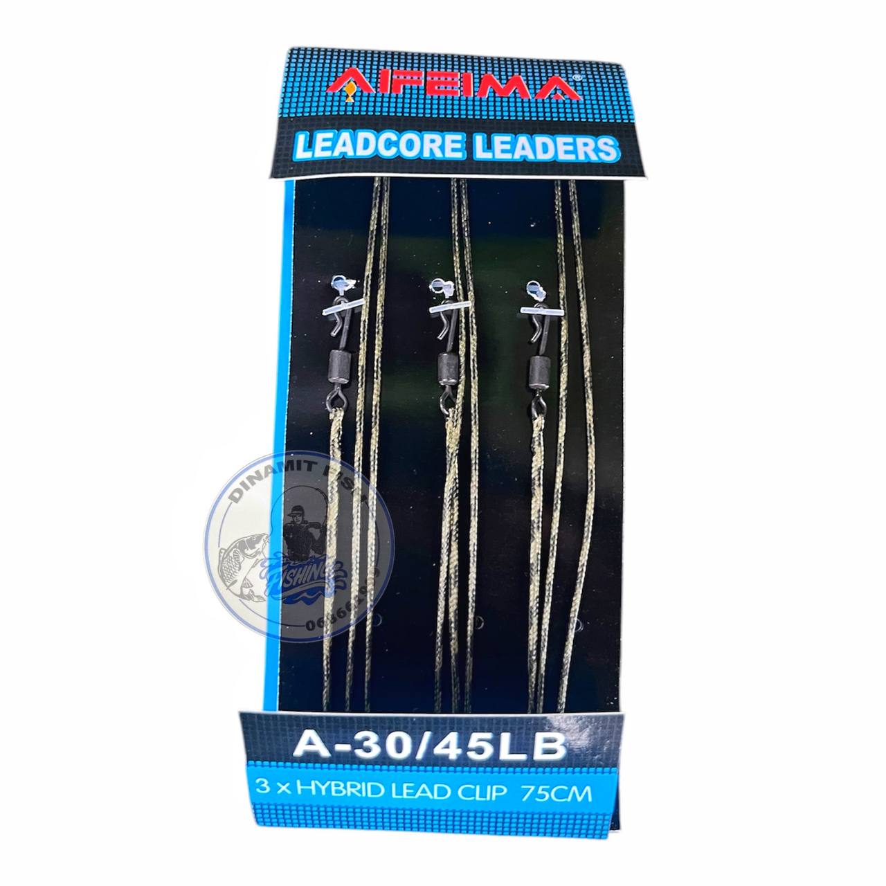 Set Afeima 3/3 Leadcore+agrafă cu eliberare rapidă 45LB