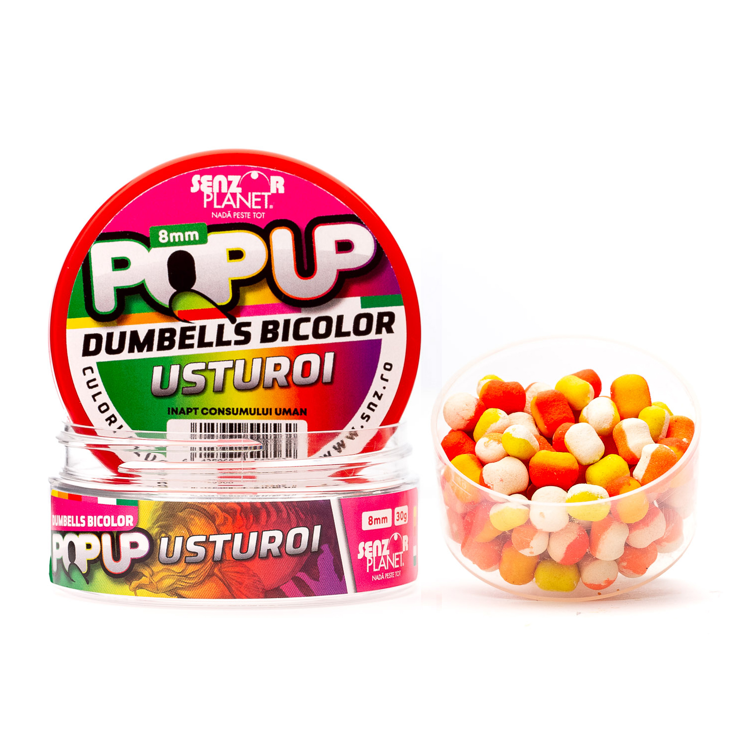 Senzor POP-UP DUMBELLS BICOLOR 8mm 30g