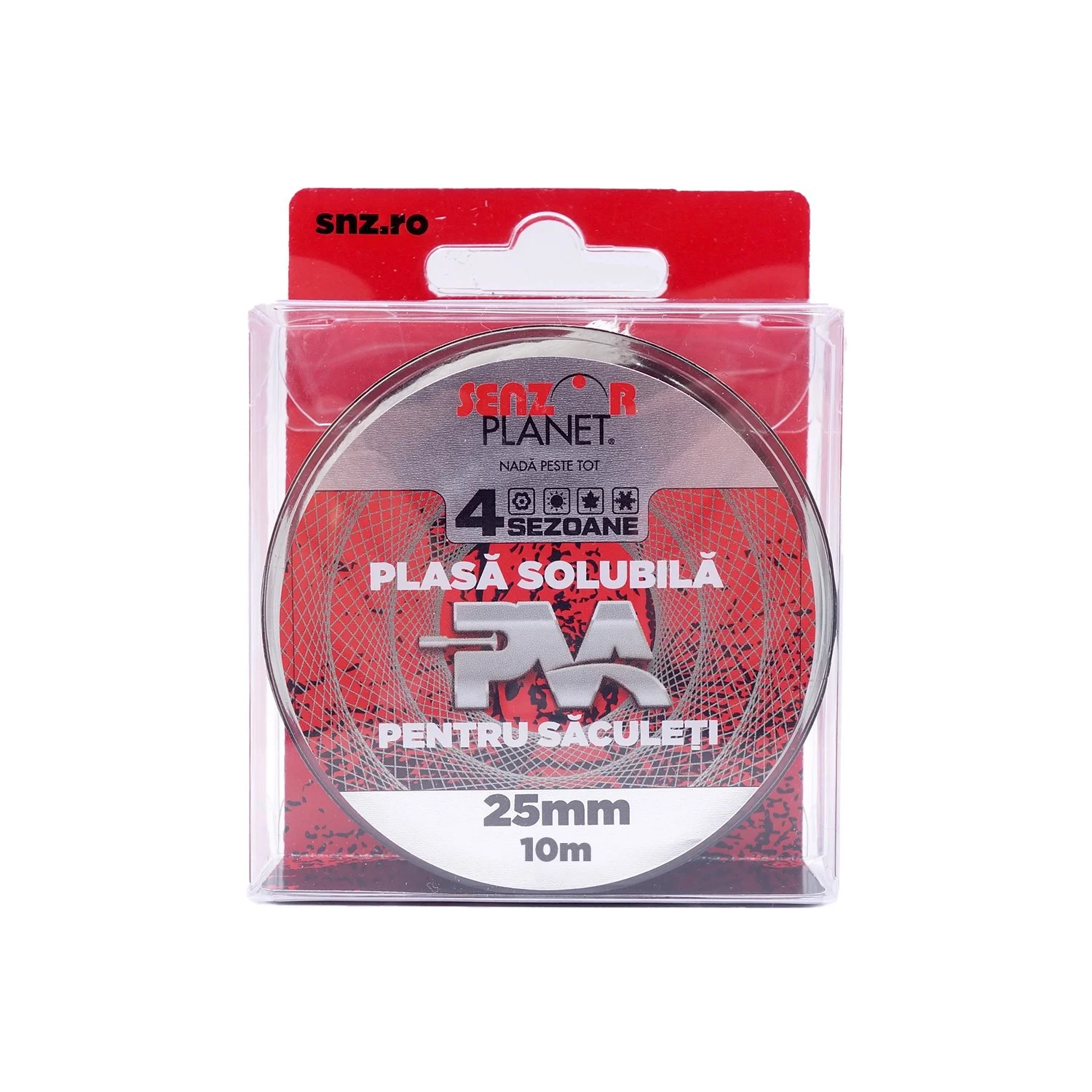 Senzor Planet REZERVA PVA SENZOR PLASA SOLUBILA SLOW MELT 25mm PENTRU SACULETI, 10m