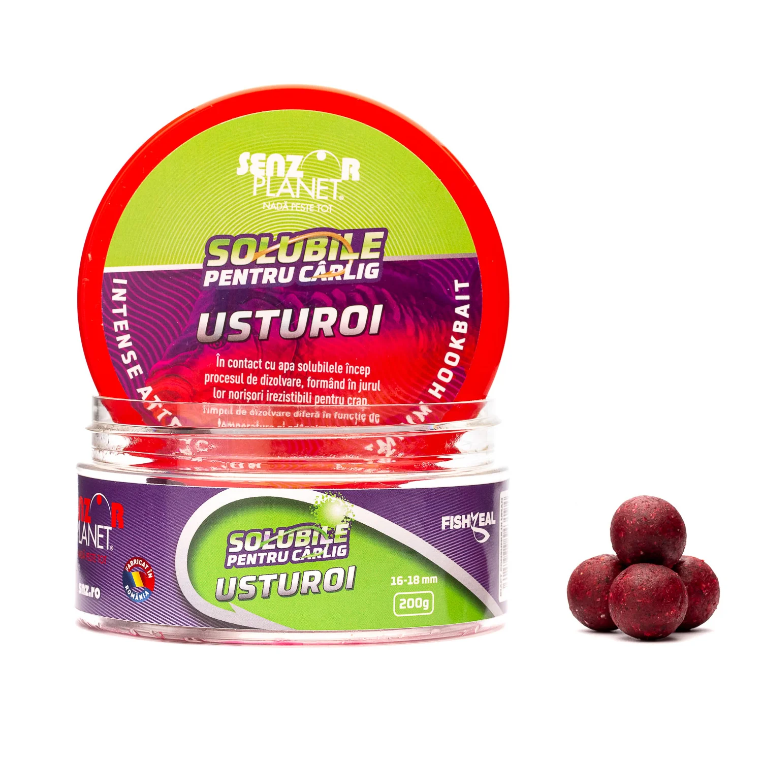BOILIES SENZOR SOLUBILE PENTRU CARLIG 16-18mm 200g