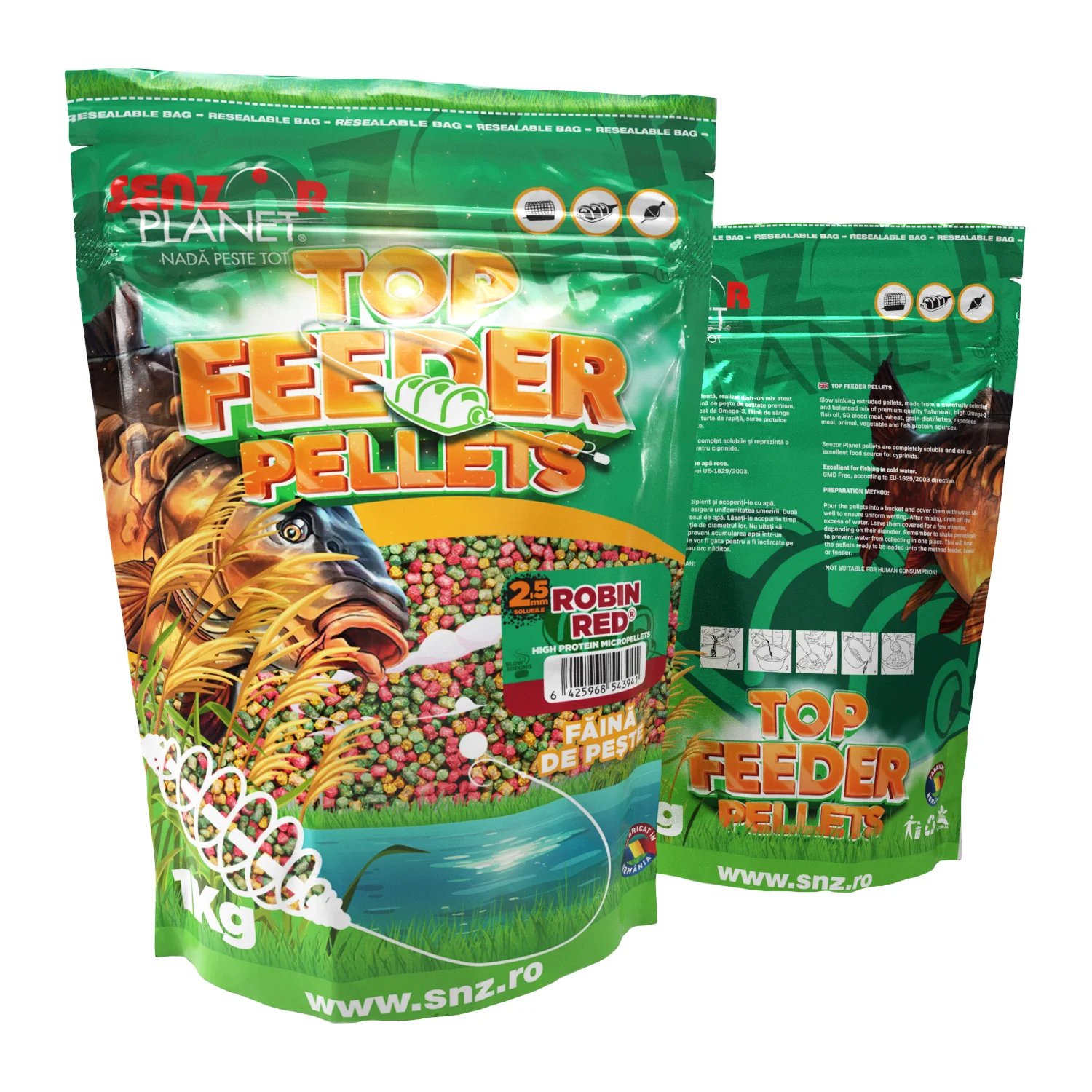 Senzor Planet Top Feeder Pellets 2.5mm