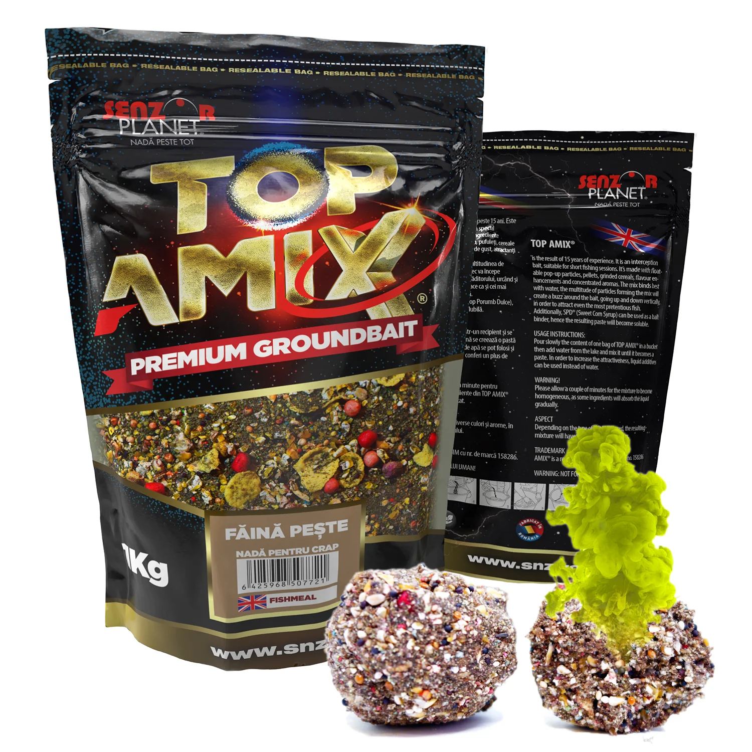 Nadă Senzor TOP AMIX® 1kg